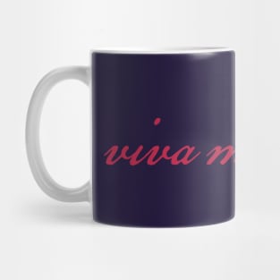 Typography Viva Magenta Script Mug